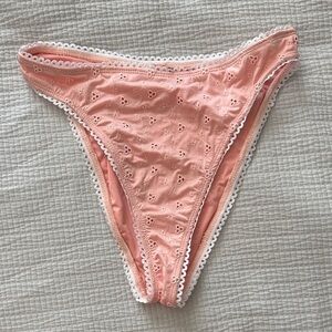 Pink bikini bottoms